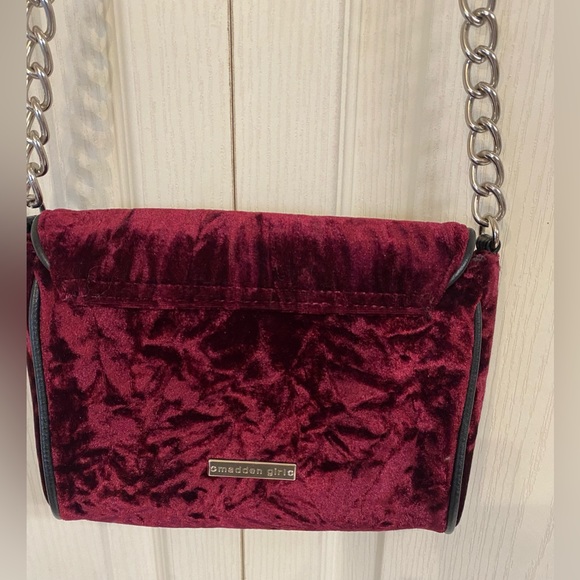 Handbags - Madden Girl Crush Velvet Crossbody